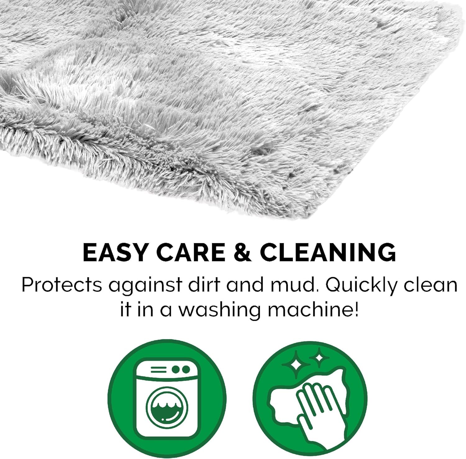 Waterproof Shaggy Dog Blanket XL Gray