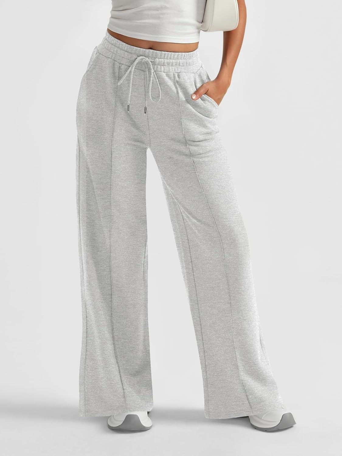 Womens Wide Leg Sweatpants Baggy