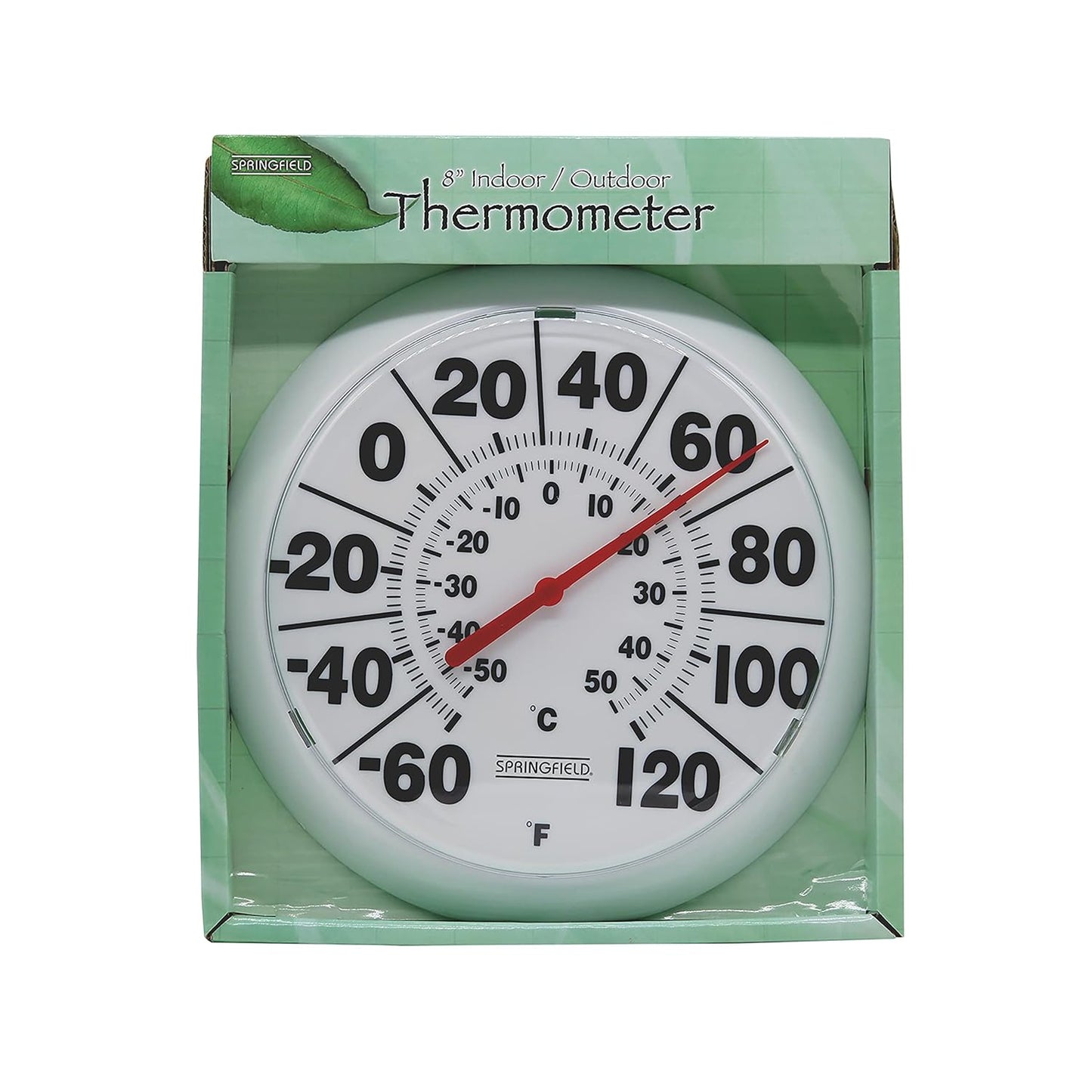 Indoor Outdoor Big and Bold Dial Thermometer