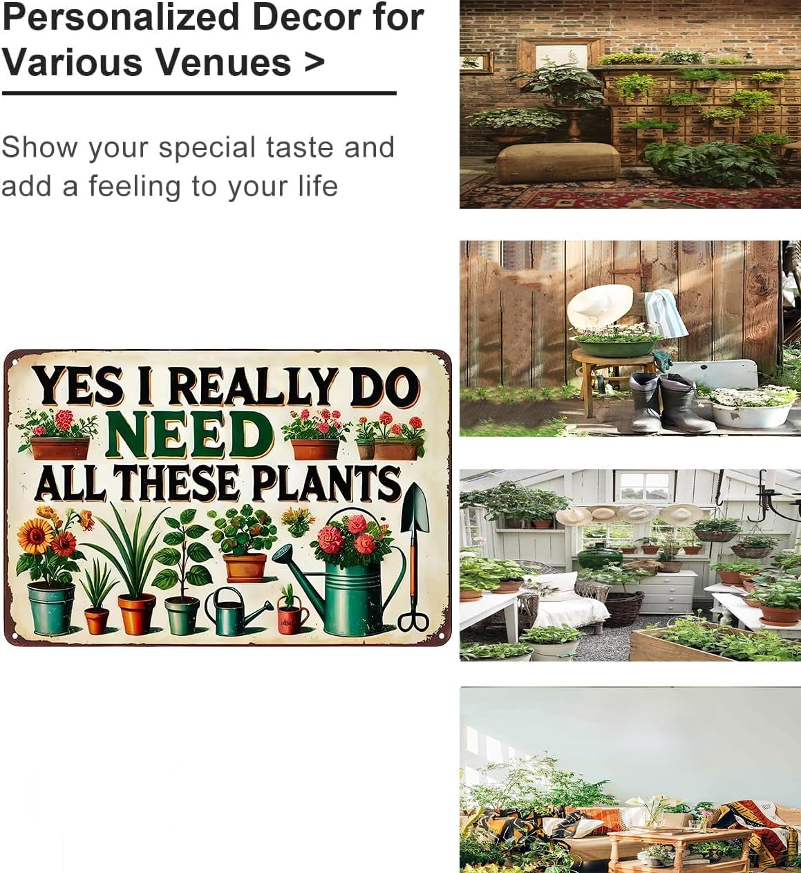 Vintage Garden Sign Need These Plants