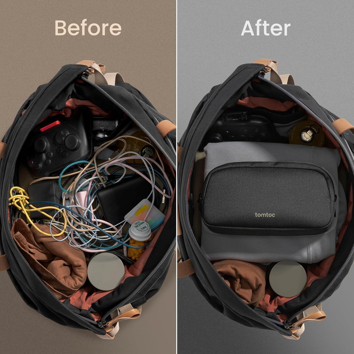Electronics Travel Cable Organizer Case