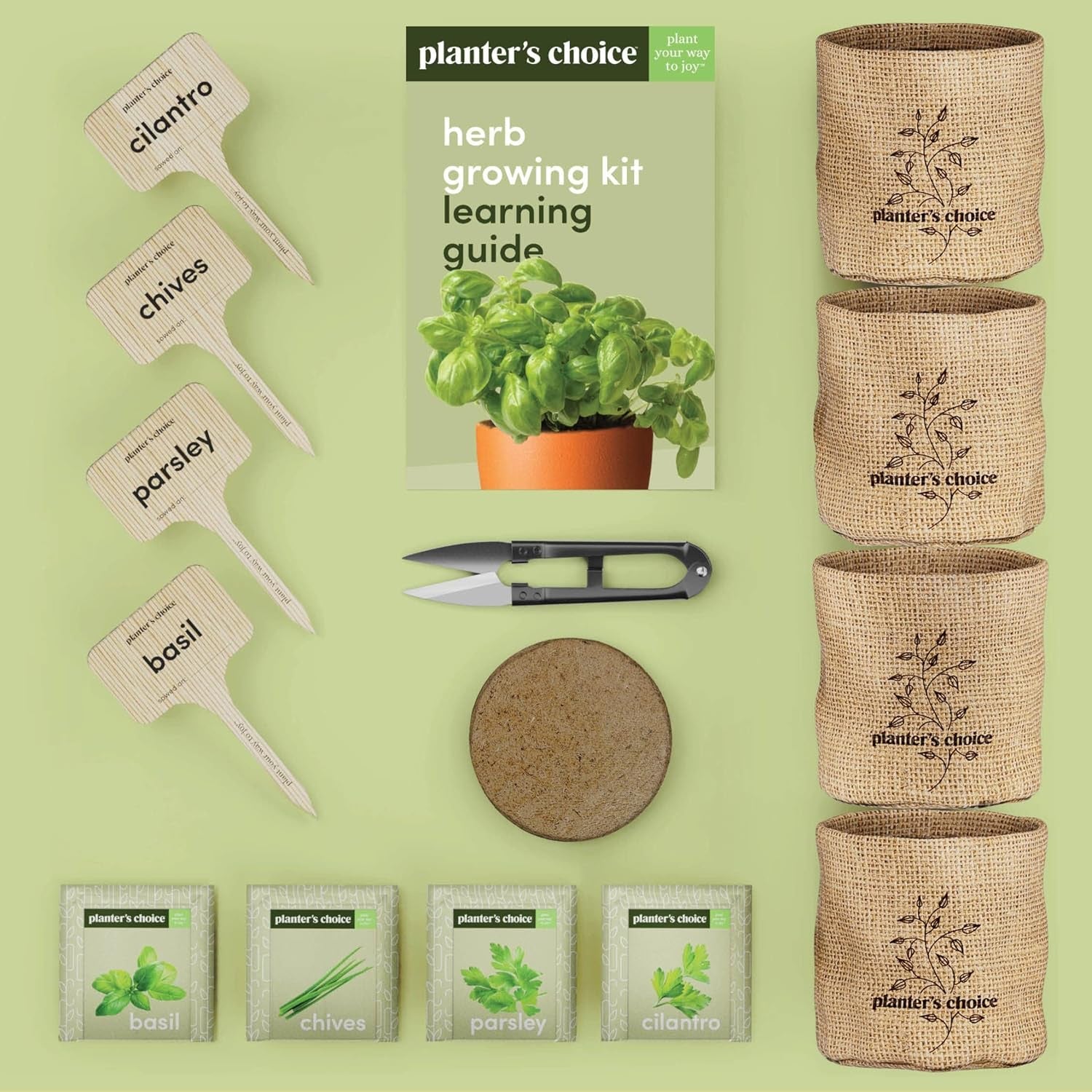 Indoor Herb Garden Starter Kit Gift Set