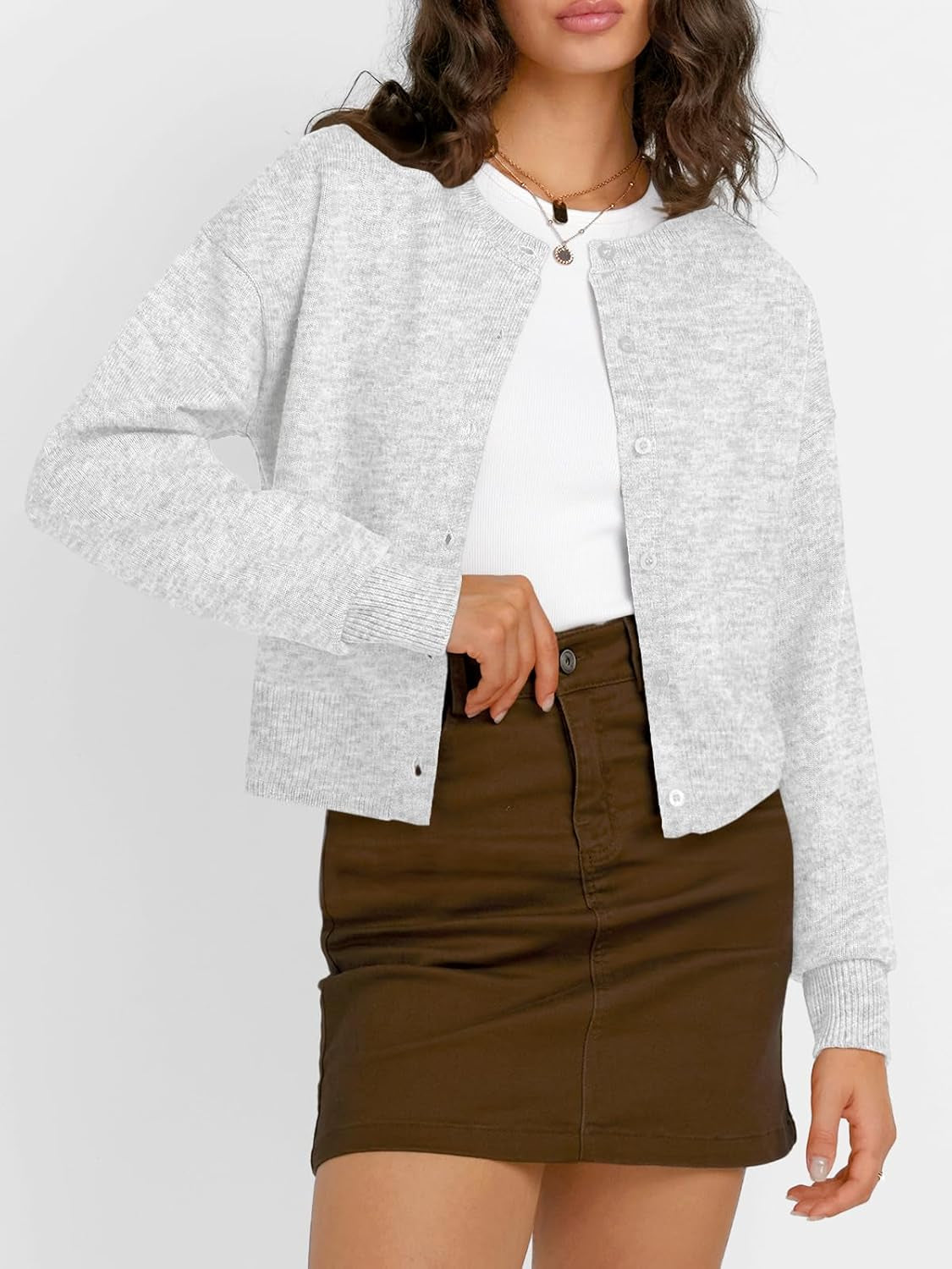 Cropped Cardigan Sweaters for Women