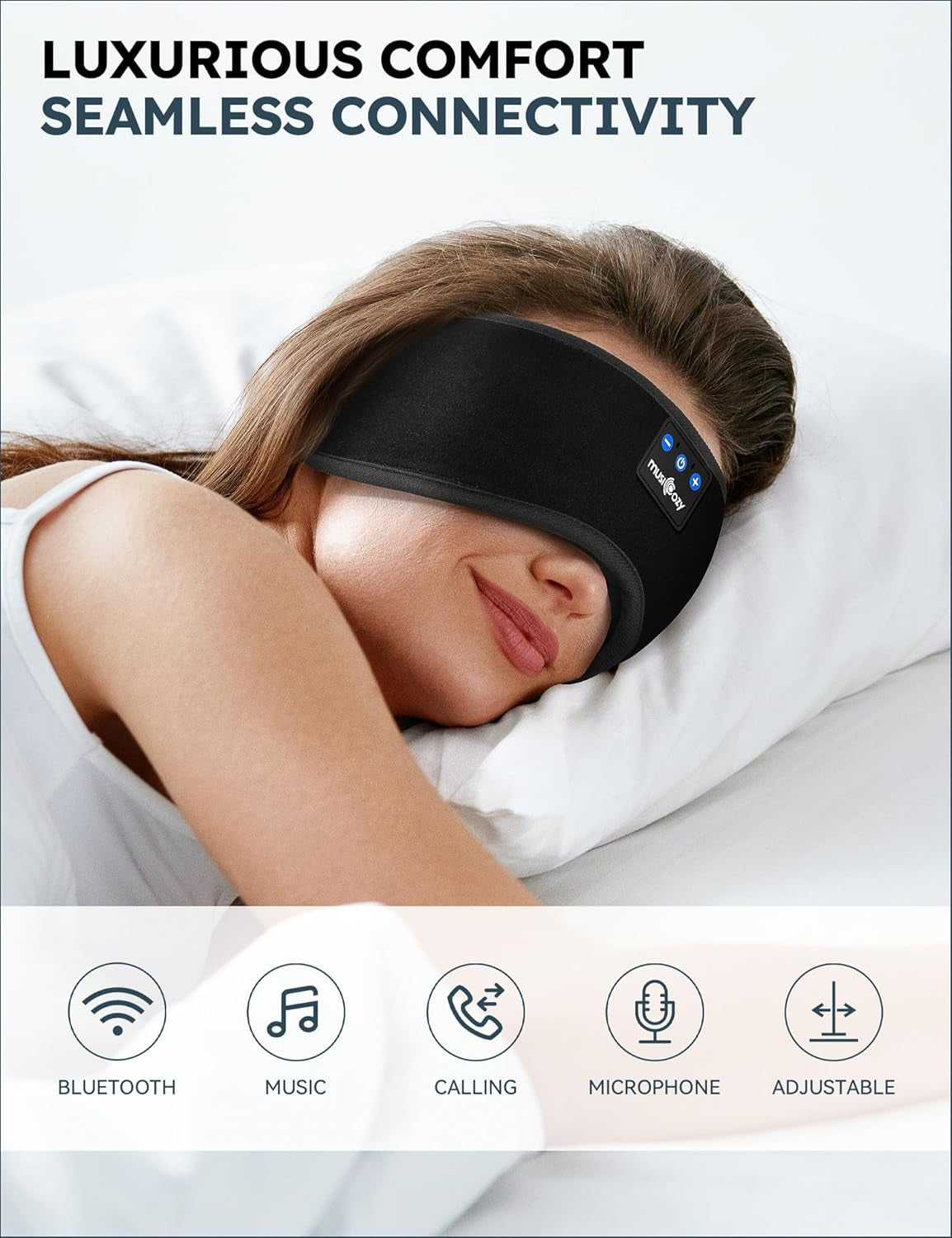 Bluetooth Sleep Headphones Eye Mask