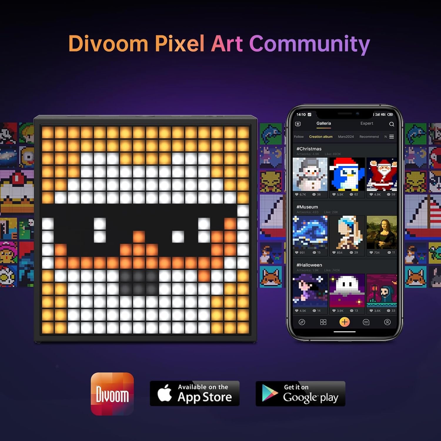 Timebox Evo Pixel Art Bluetooth Speaker