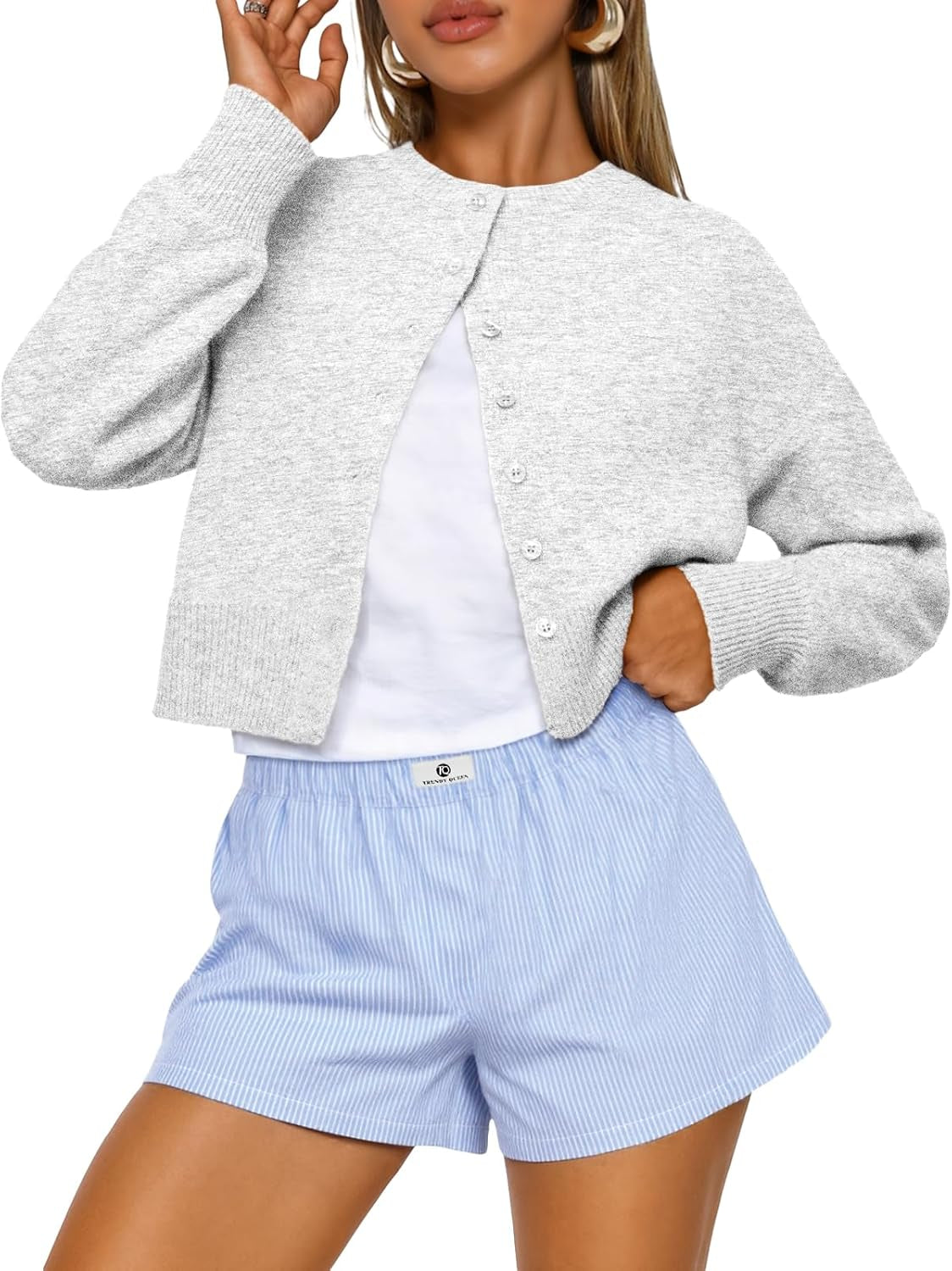 Cropped Cardigan Sweaters for Women