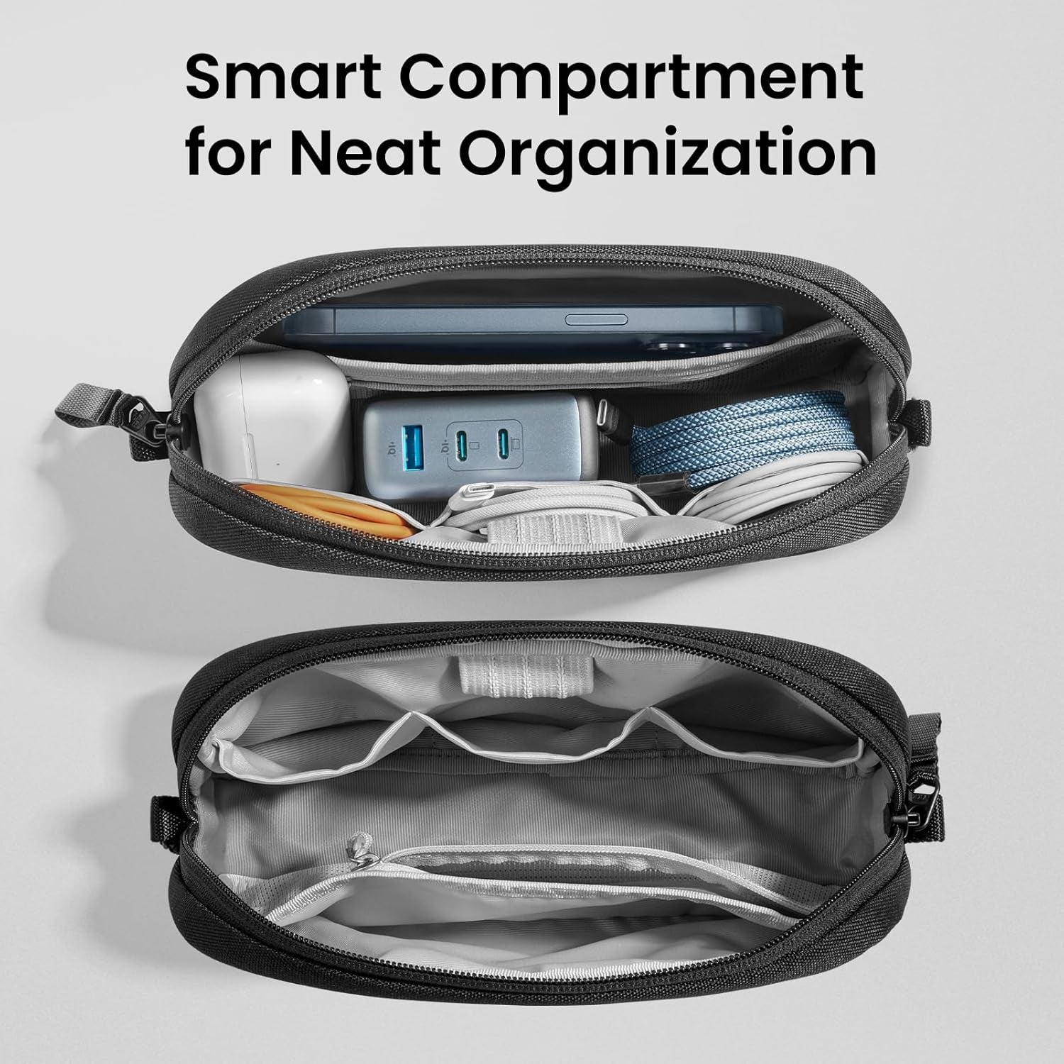 Electronics Travel Cable Organizer Case