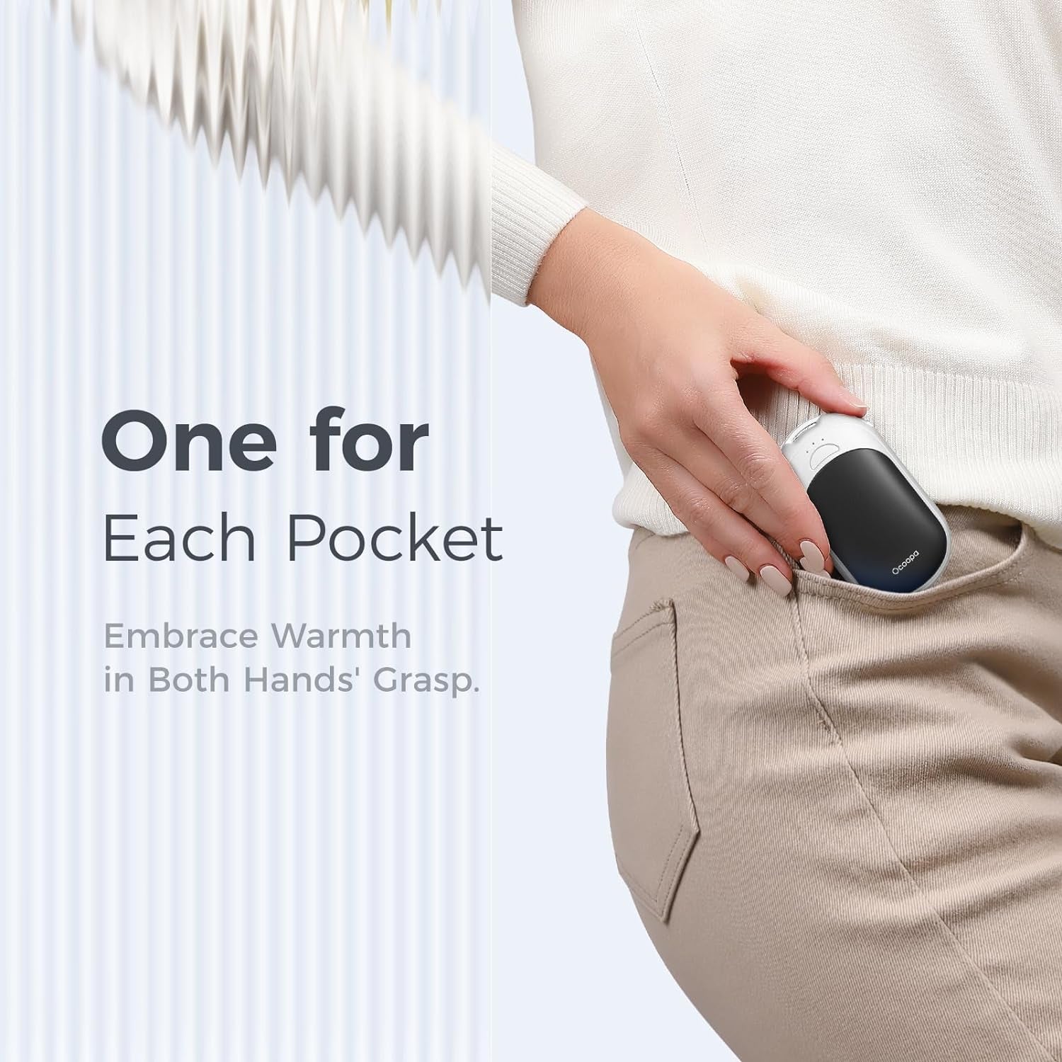 Magnetic Rechargeable Hand Warmers 2-Pack