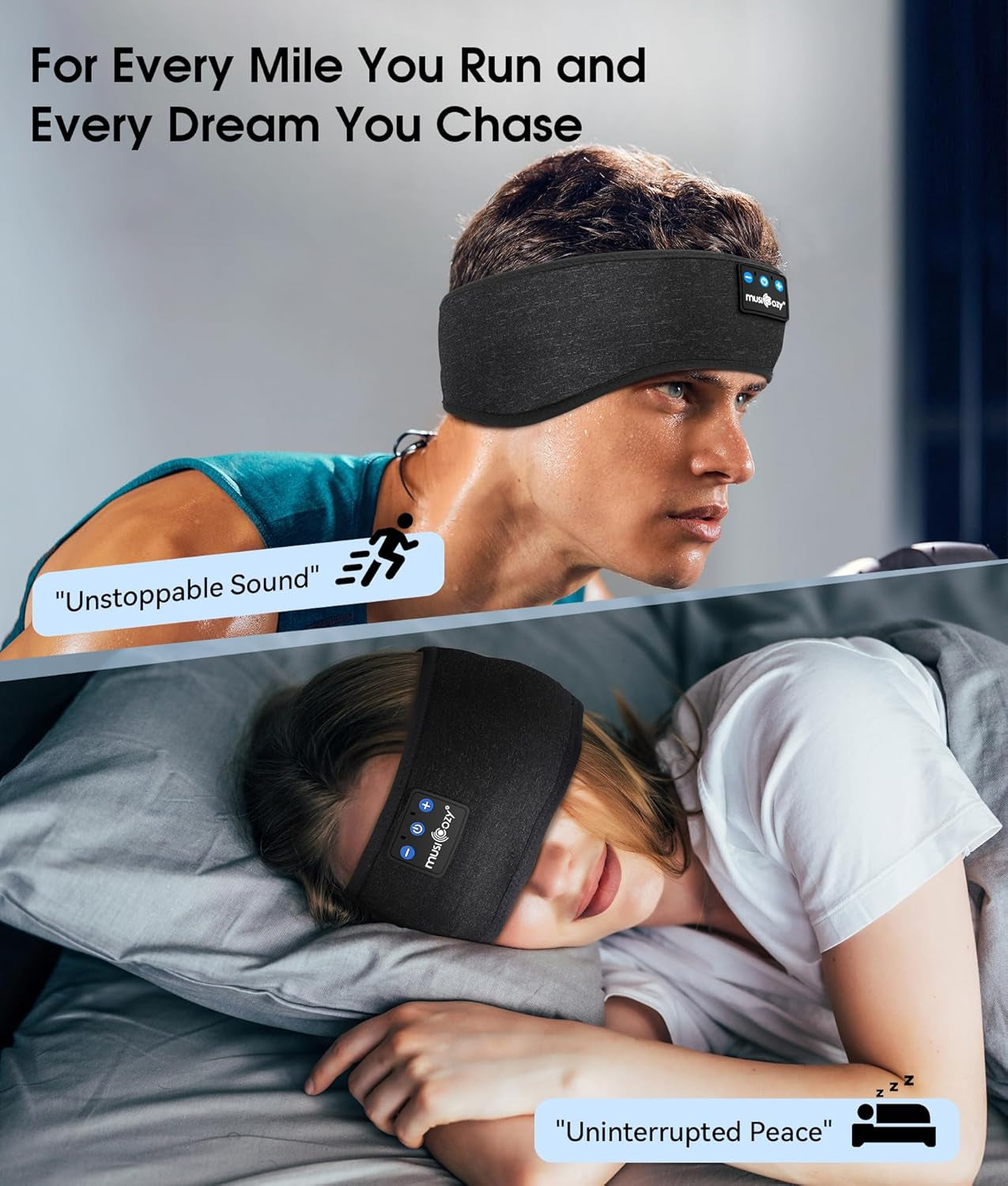 Sleep Headphones Bluetooth 5.4 Headband