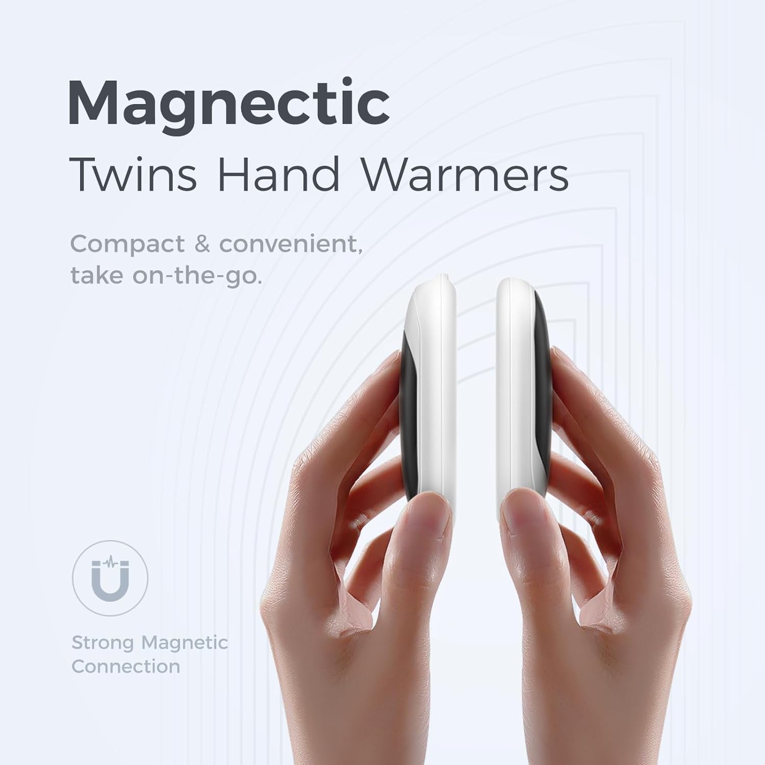 Magnetic Rechargeable Hand Warmers 2-Pack