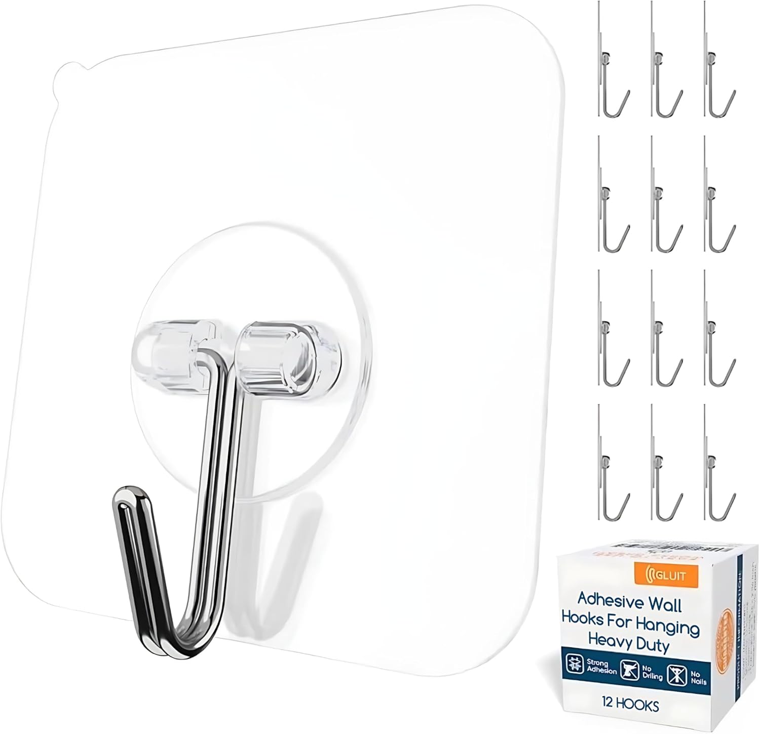 Wall Hooks for Hanging Heavy Duty 22 Lbs