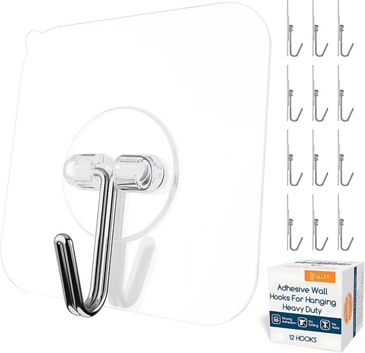Wall Hooks for Hanging Heavy Duty 22 Lbs