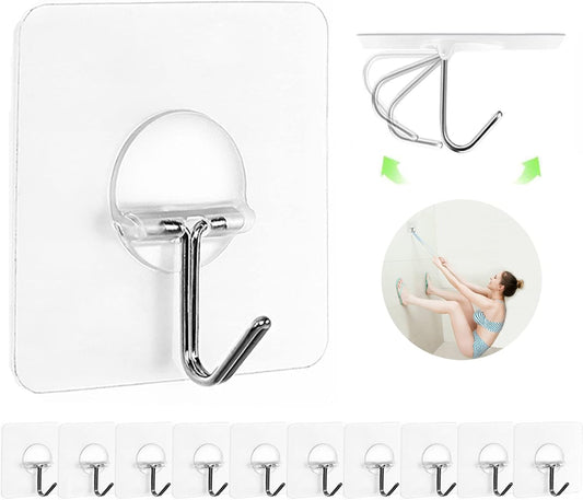 Adhesive Hooks Hanging Heavy Duty Wall Hooks Self