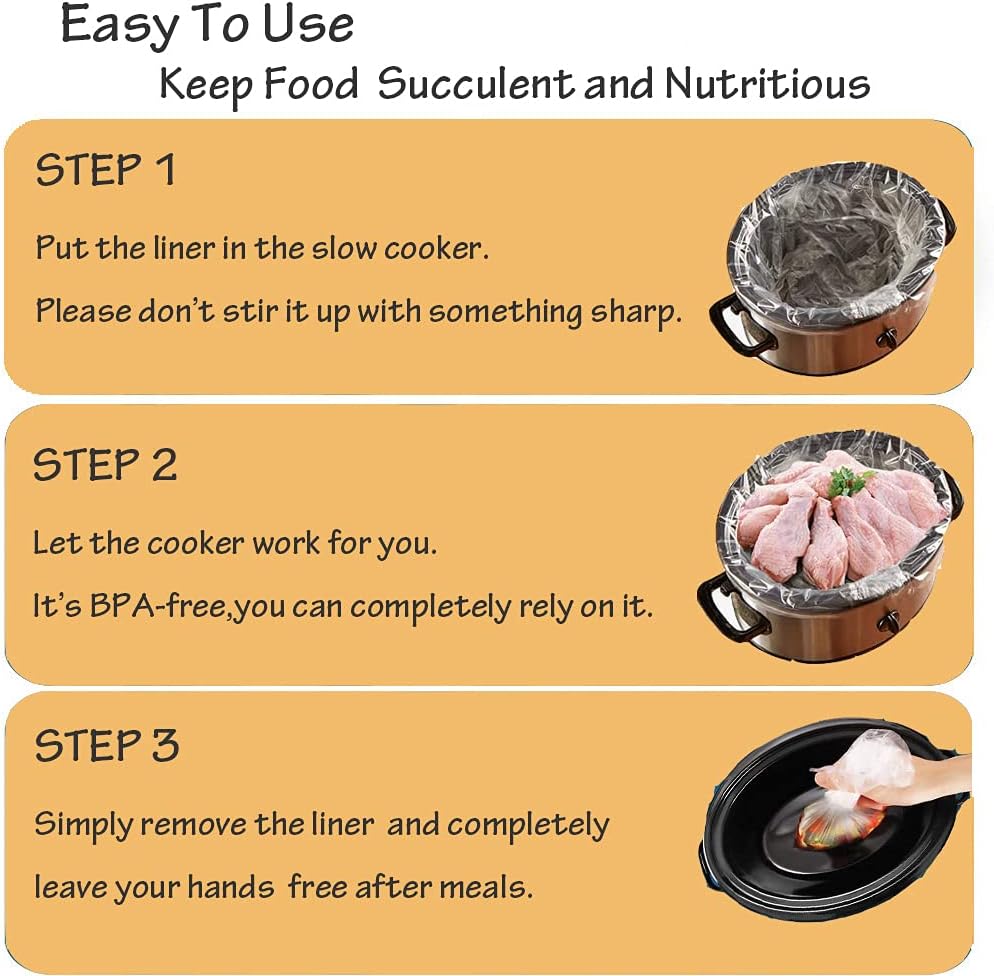 16 Counts Slow Cooker Liners Small Size(11 X 16 Inch)