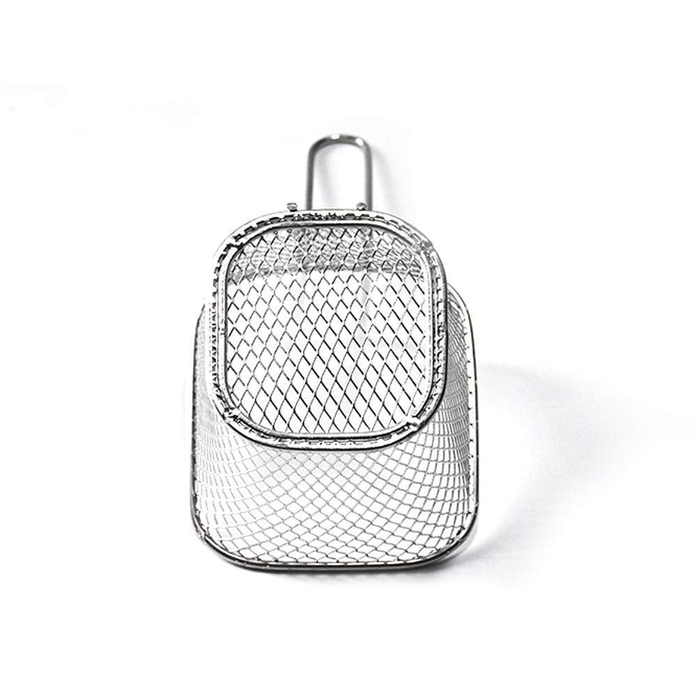 2 Pcs Mini Square Fry Baskets, 4.13×3.3×2.5Inch