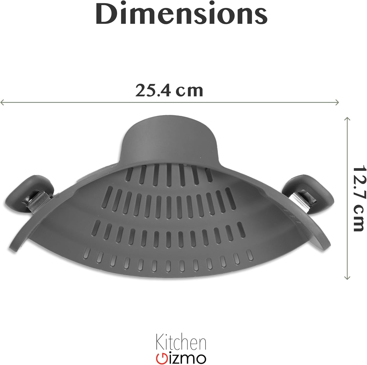 Snap N' Strain Silicone Pasta Strainer Clip-On