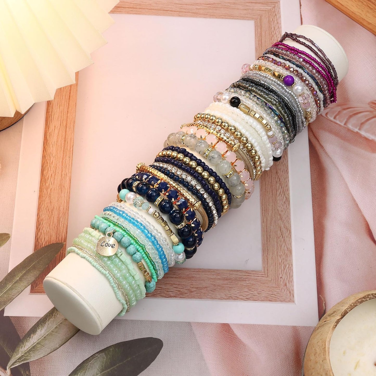 6 Sets Bohemian Stackable Bead Bracelets