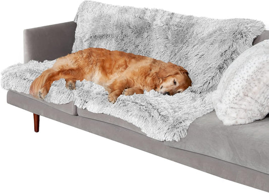 Waterproof Shaggy Dog Blanket XL Gray