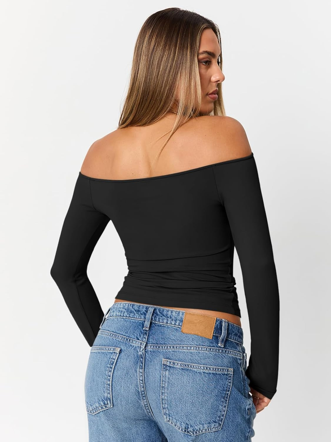 Womens Long Sleeve off the Shoulder