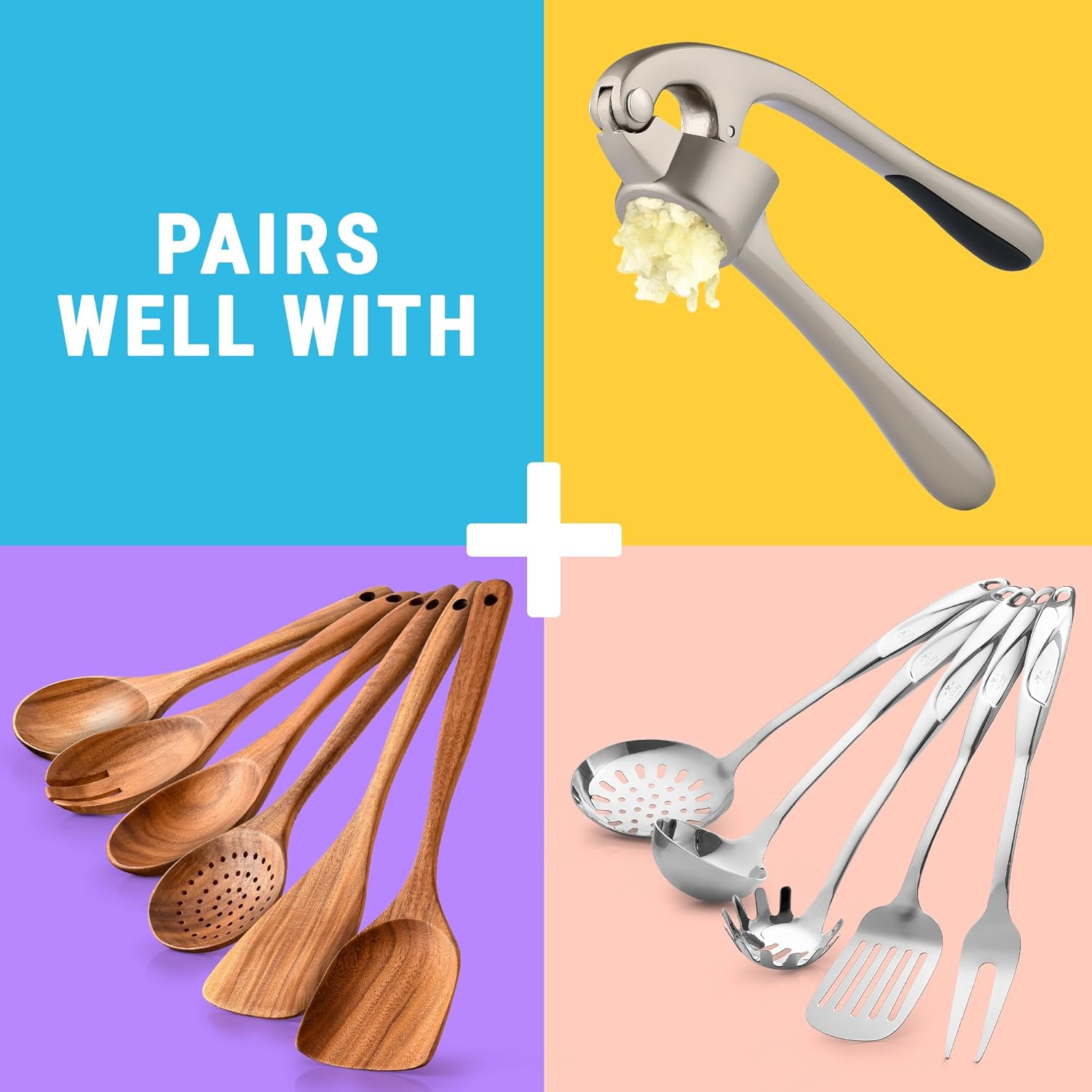 Silicone Utensil Rest with Drip Pad for Multiple Utensils