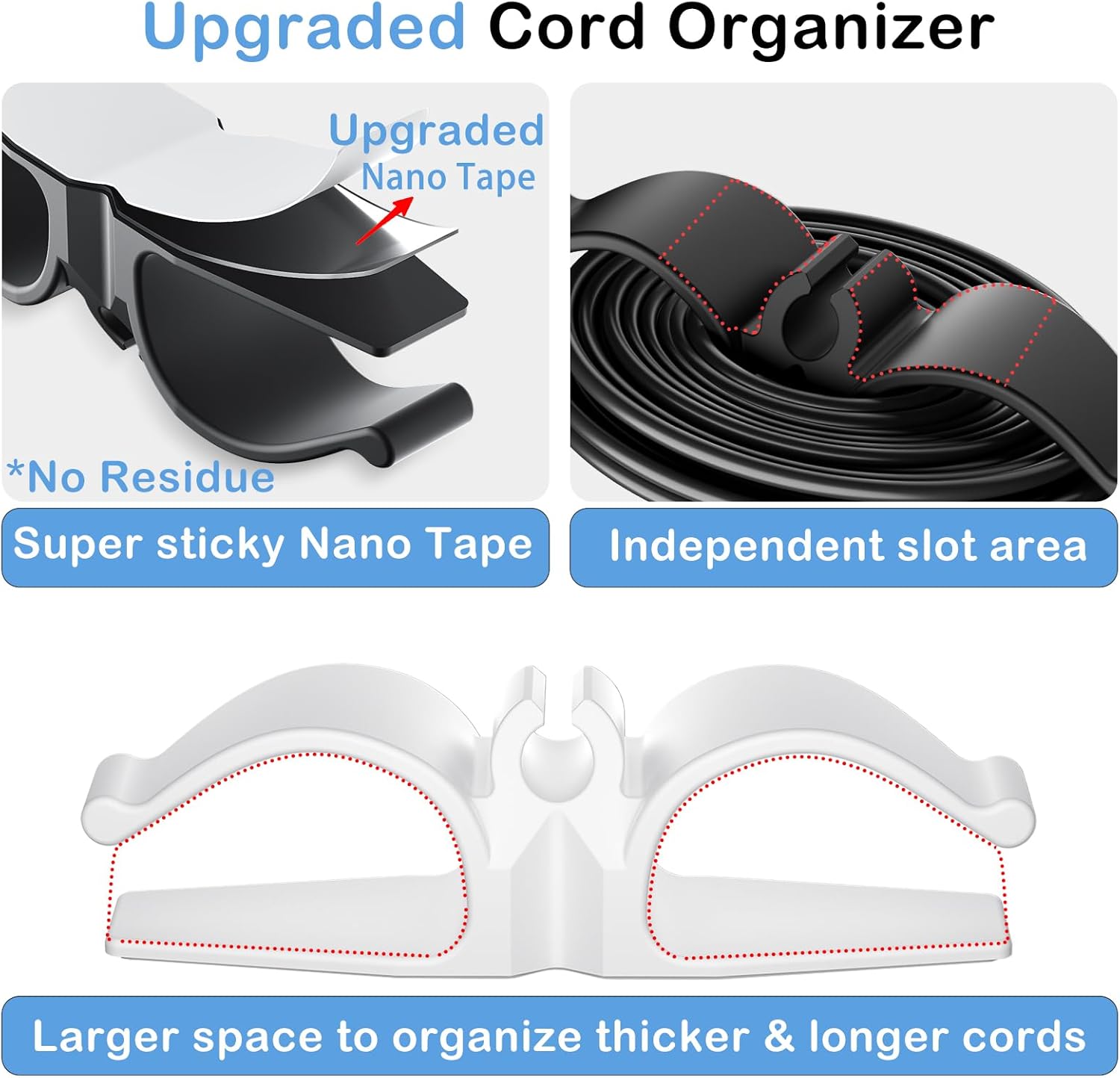 Cord Organizer for Appliances, 8 Pack