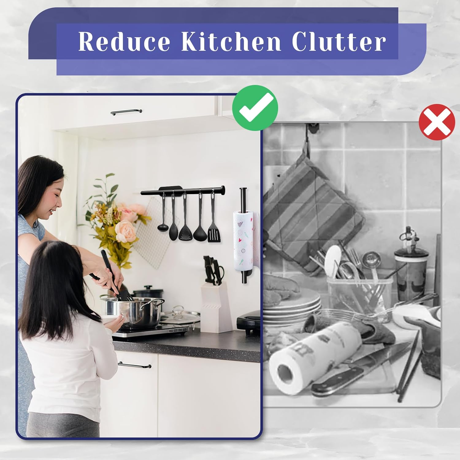 Paper Towel Holder, Self Adhesive or Drilling