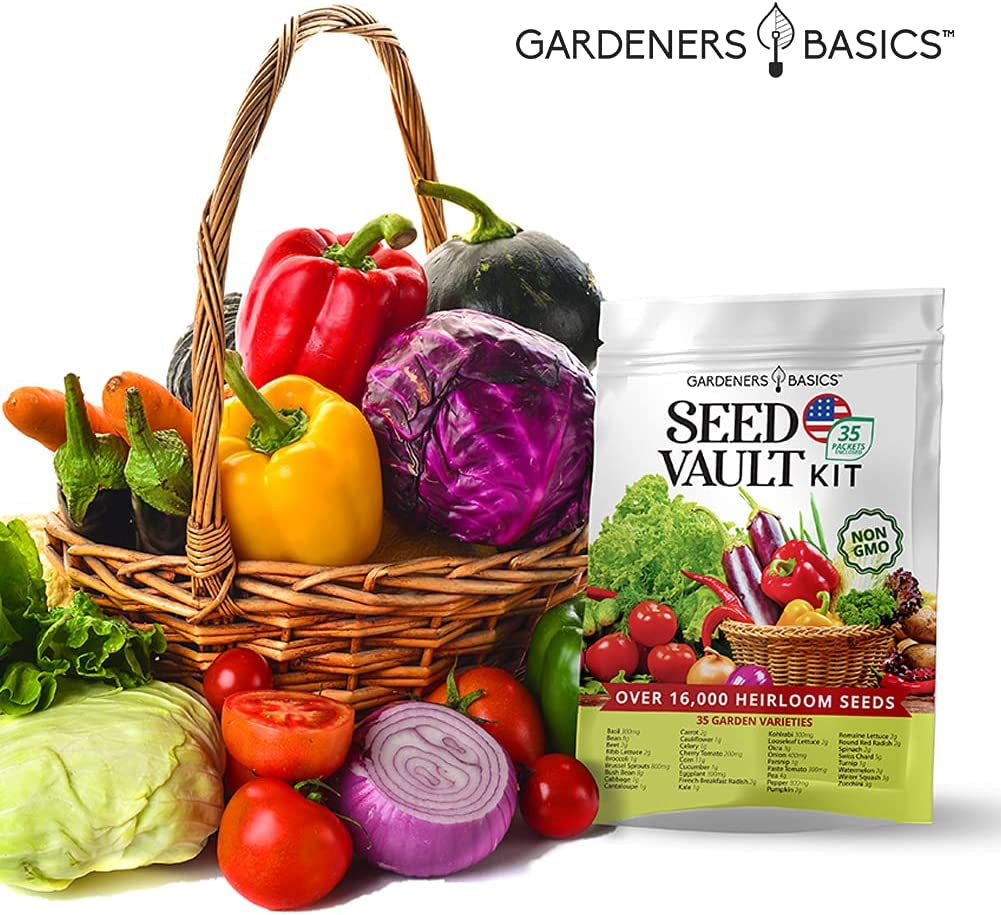Survival Vegetable Seed Kit 35 Varieties