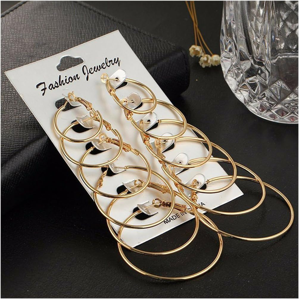 47Pcs Gold Jewelry Set for Women