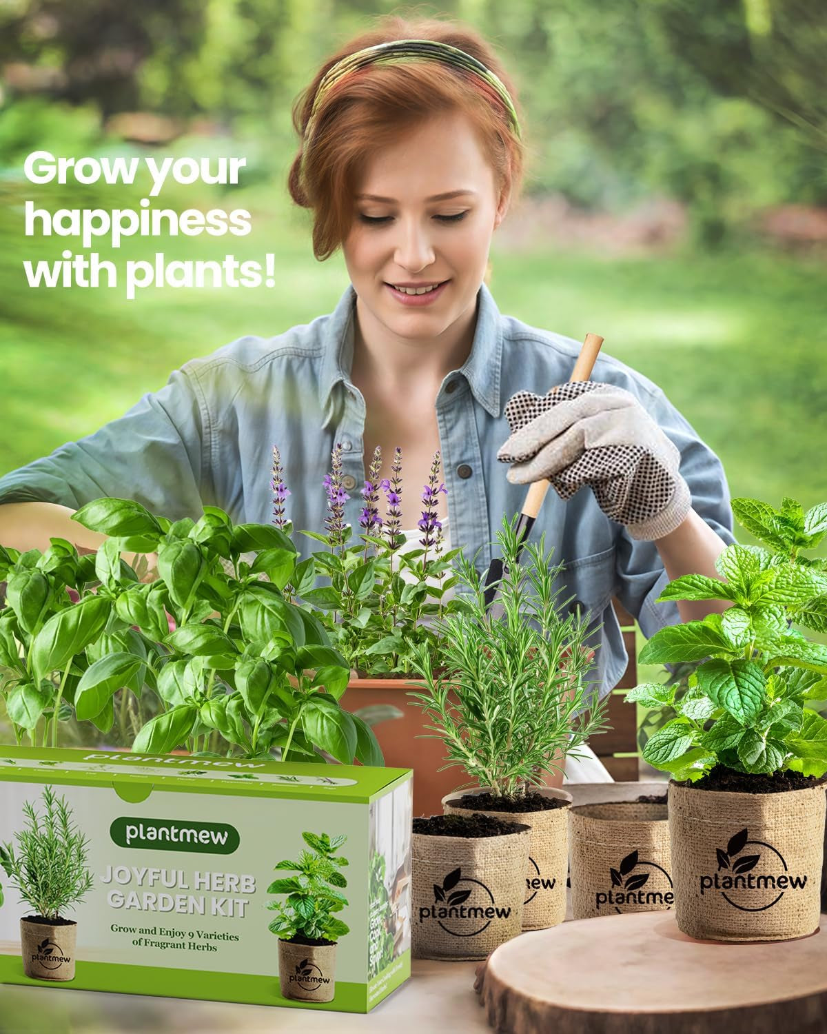9 Herb Indoor Garden Starter Kit