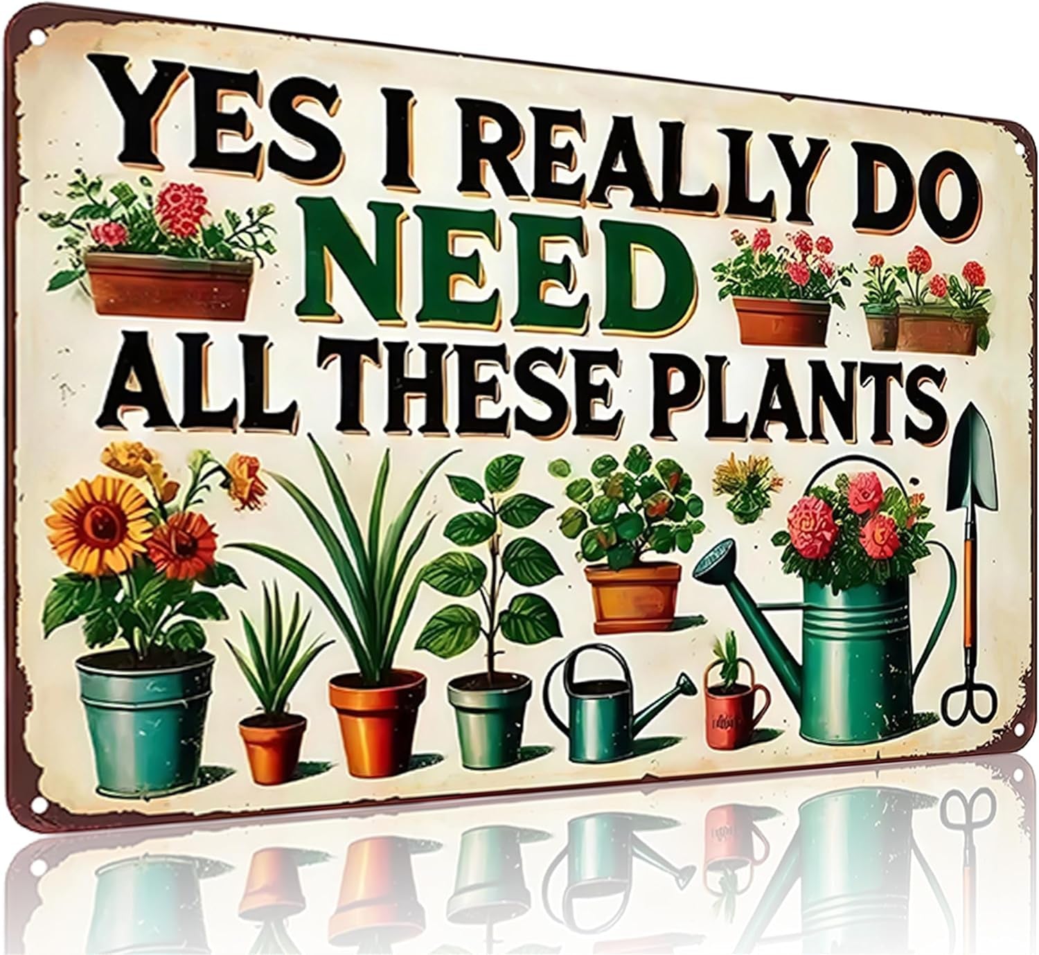 Vintage Garden Sign Need These Plants