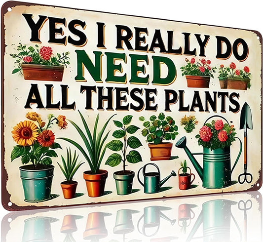 Vintage Garden Sign Need These Plants