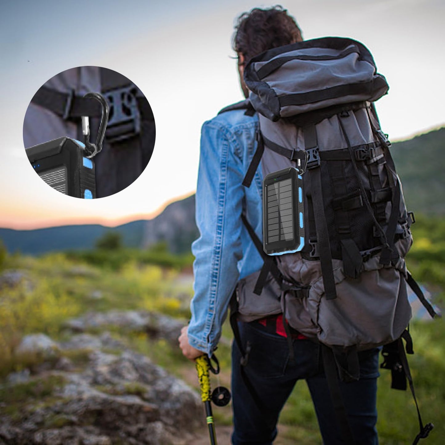 Solar Charger, 20000Mah Portable
