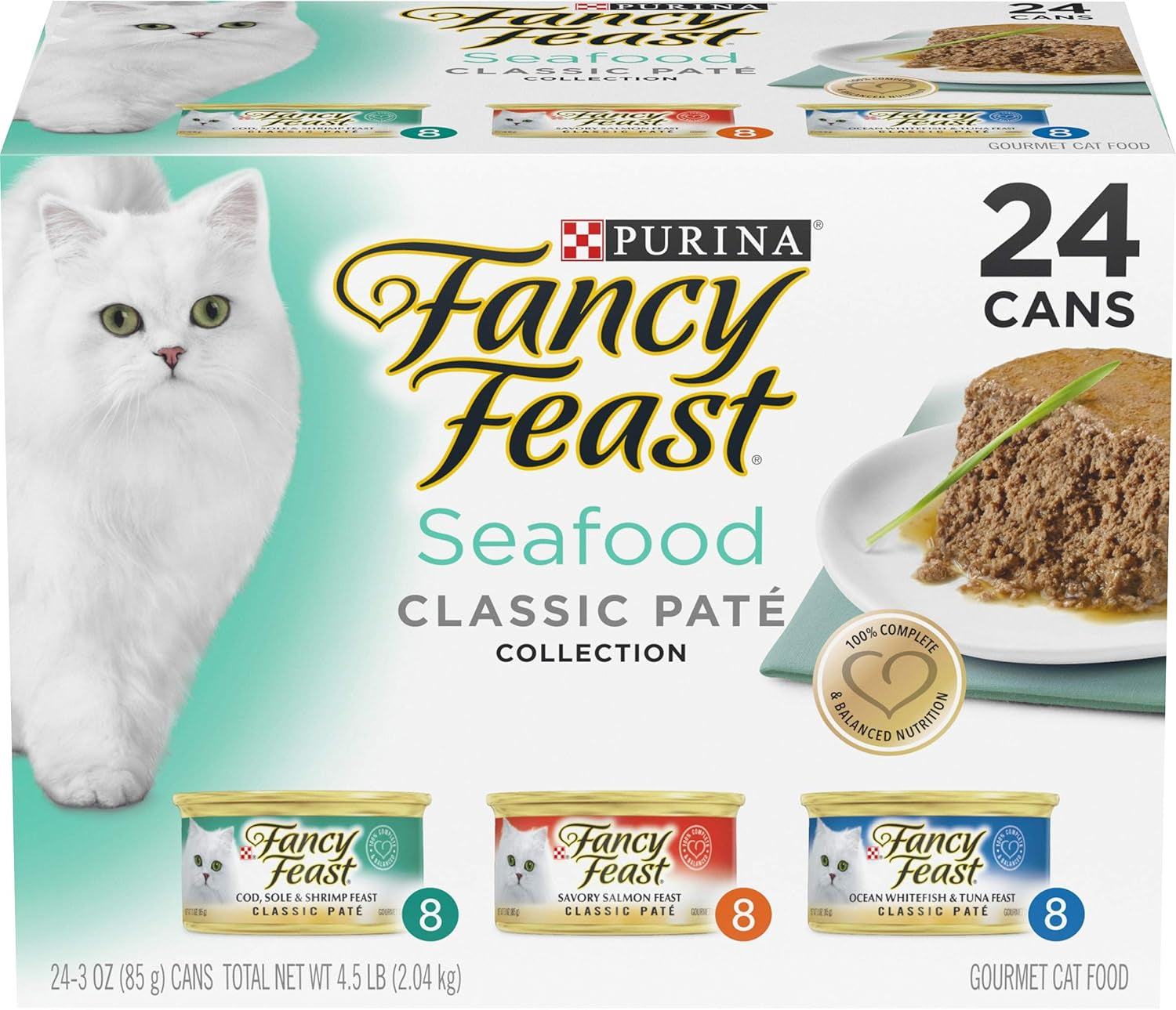 Purina Seafood Classic Cat Food 24-Pack