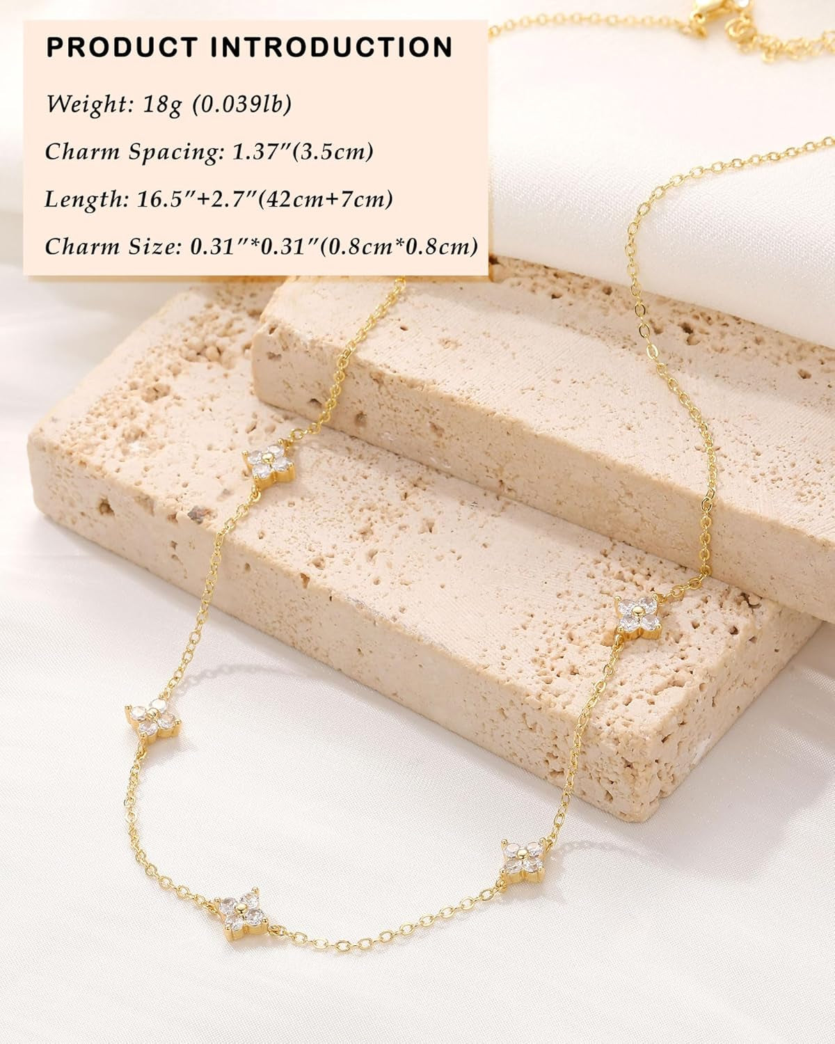 Dainty 14K Gold Plated Layered Necklace