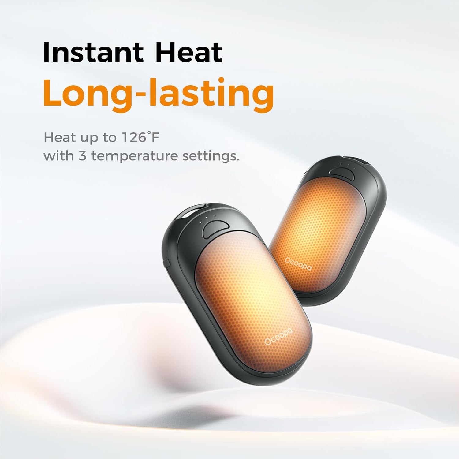 Rechargeable Magnetic Hand Warmers 2-Pack