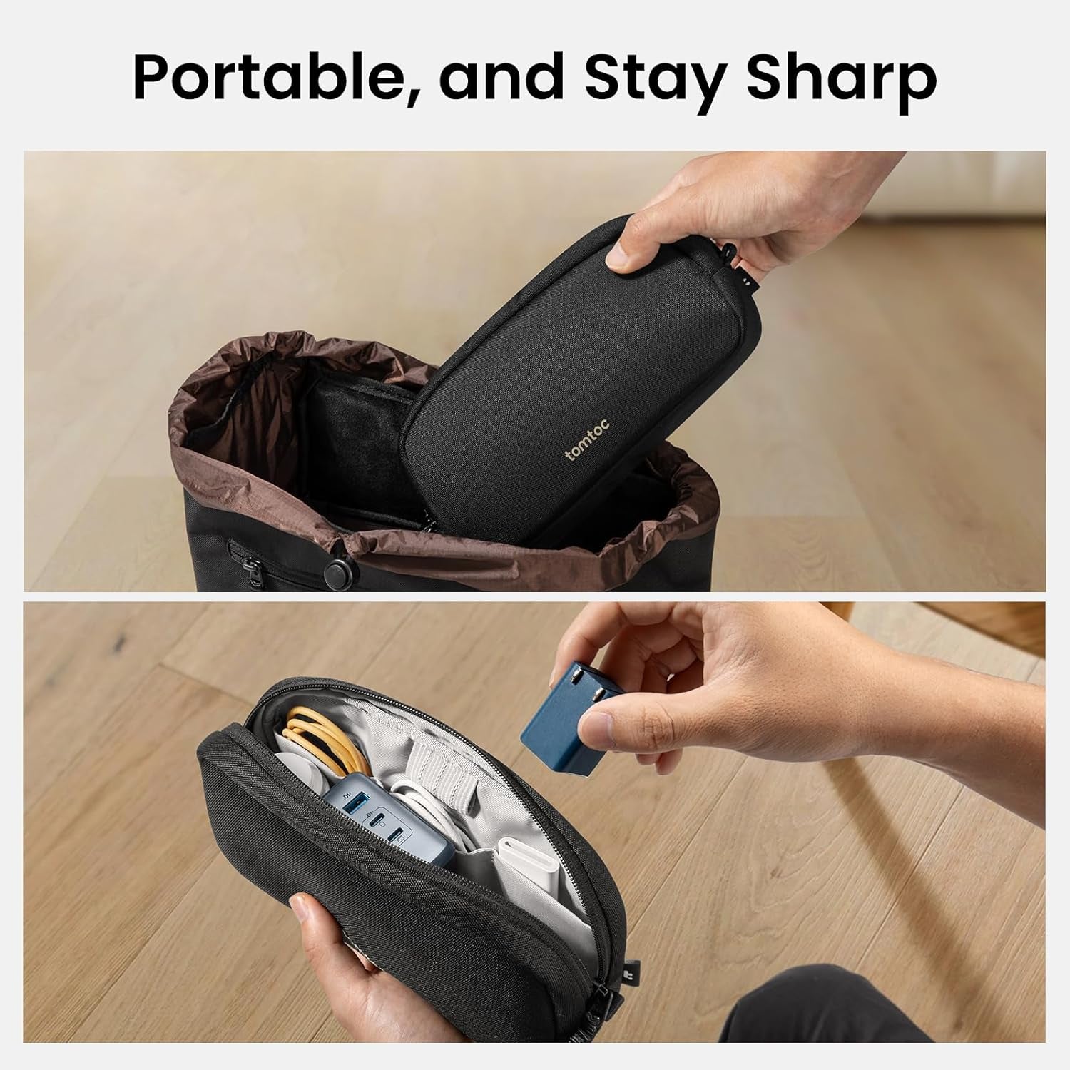 Electronics Travel Cable Organizer Case