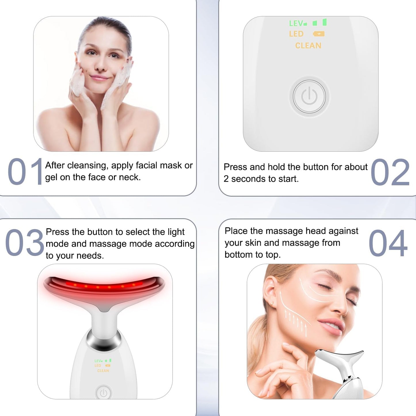 Face and Neck Massager Tools