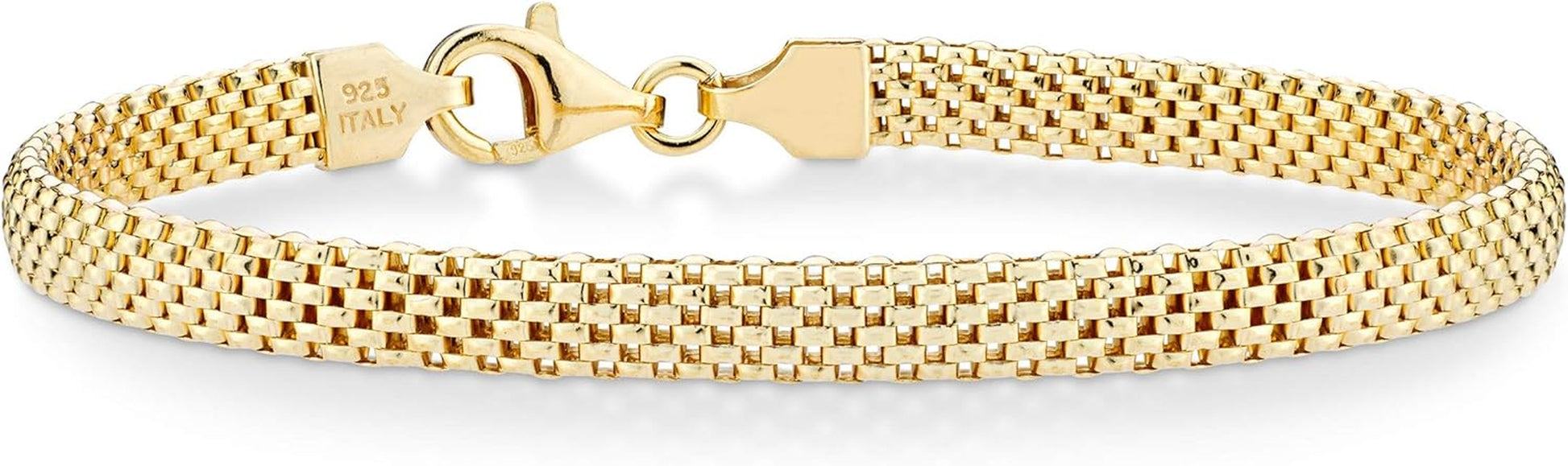 18K Gold Plated Italian Chain Bracelet