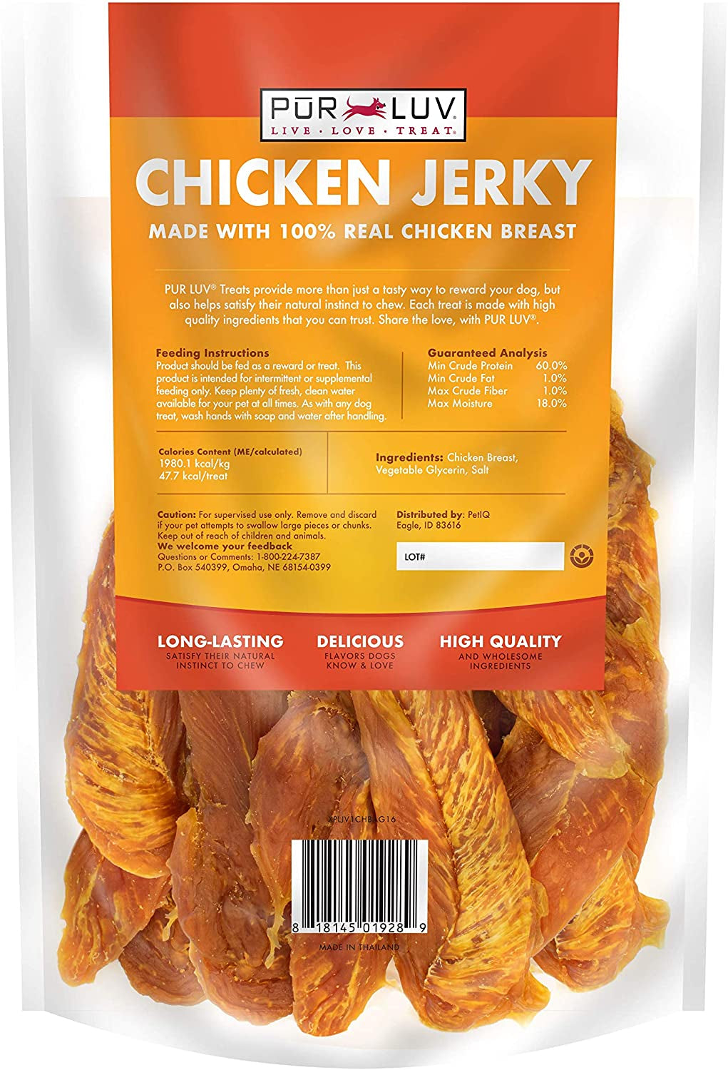 Chicken Jerky Dog Treats 16oz