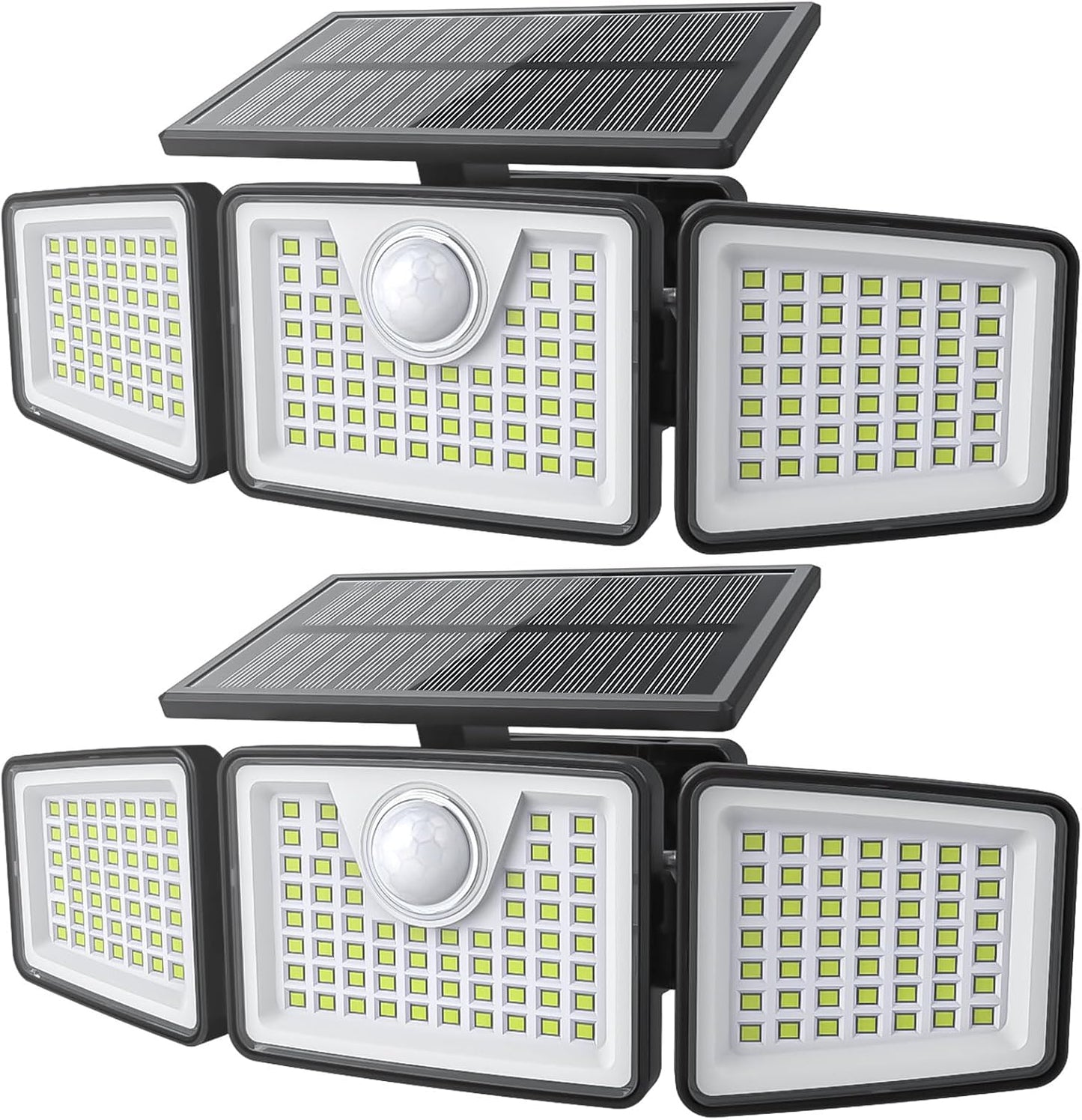 2500LM Solar Motion Sensor Lights 2-Pack