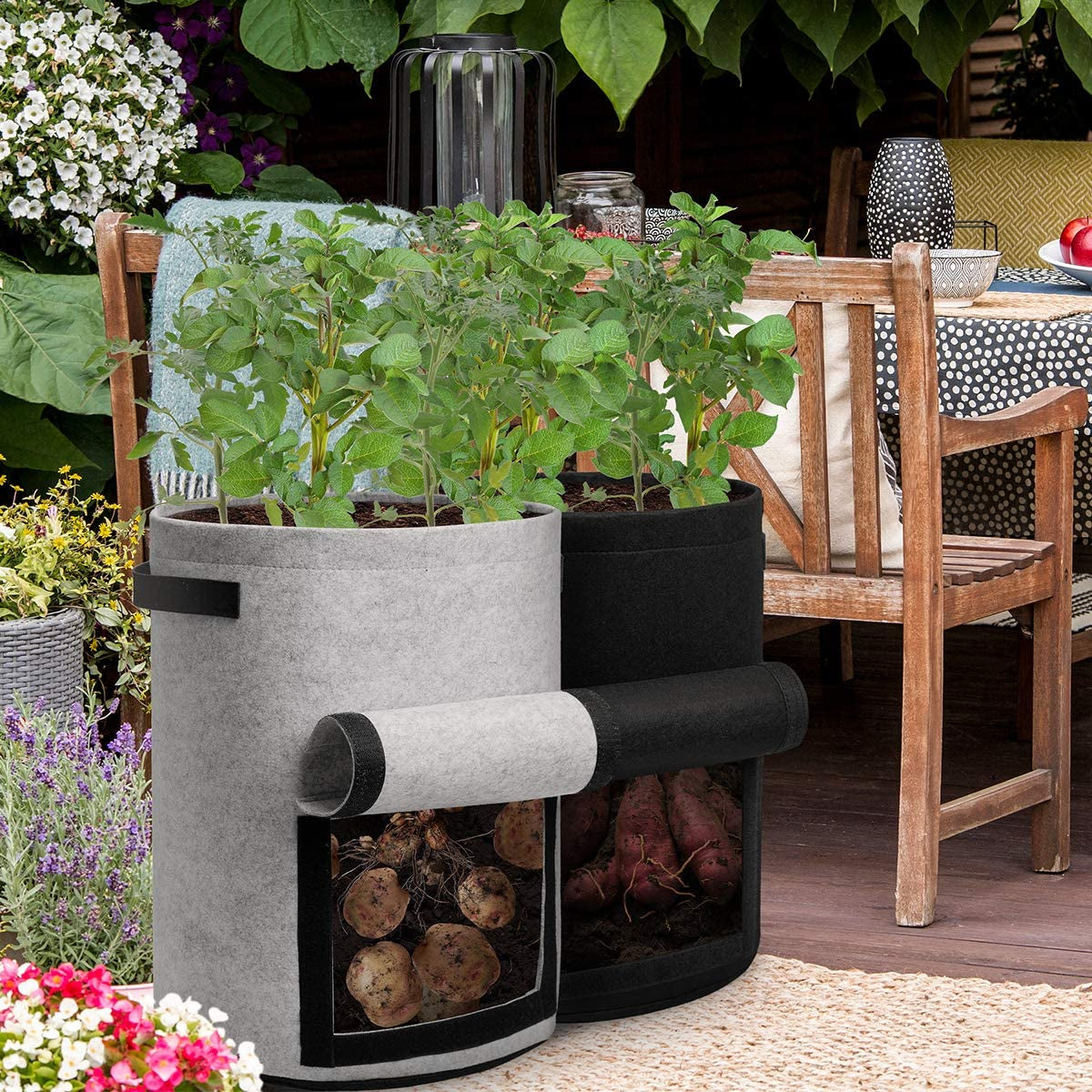 Potato Grow Bags with Flap 10 Gallon