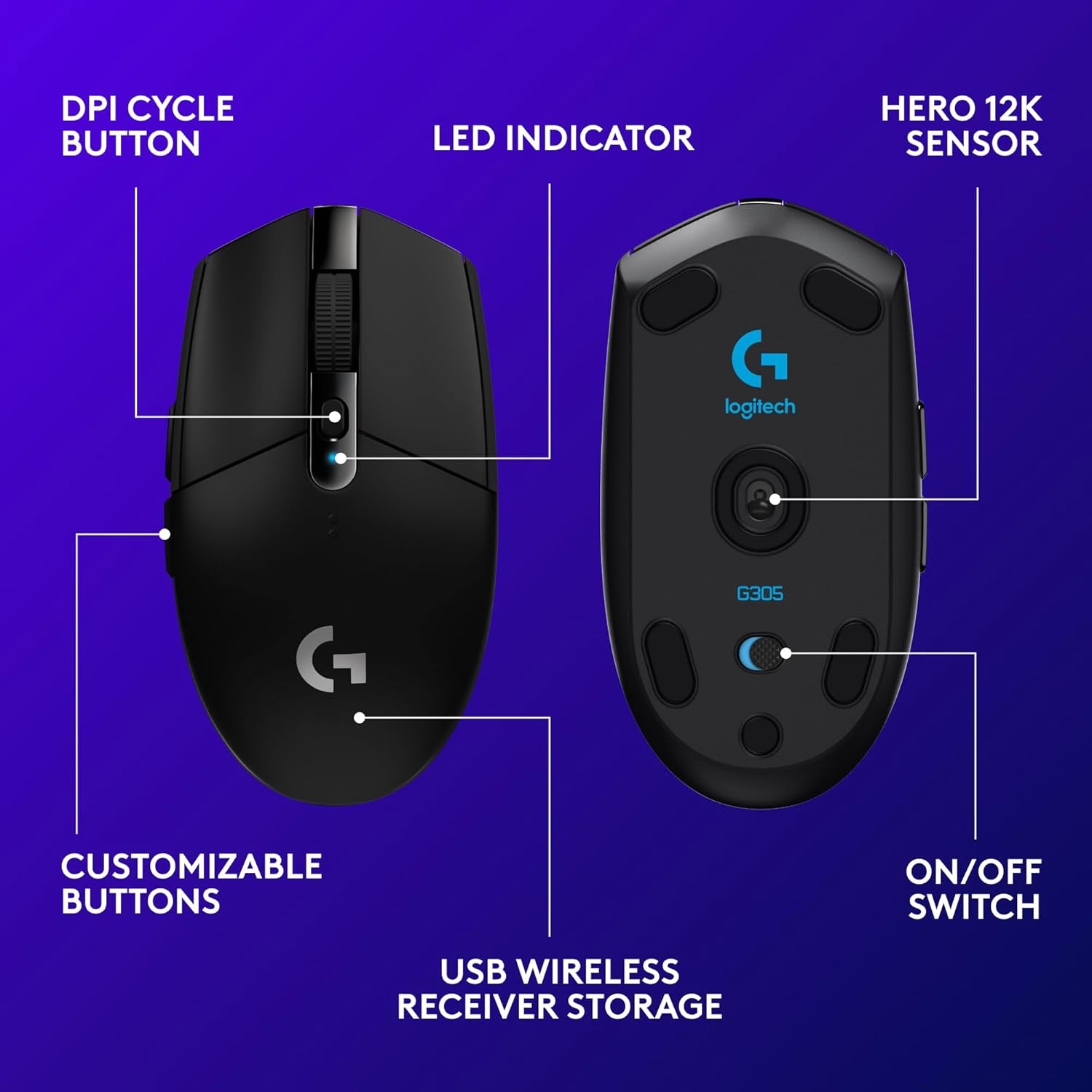 305 LIGHTSPEED Wireless Gaming Mouse