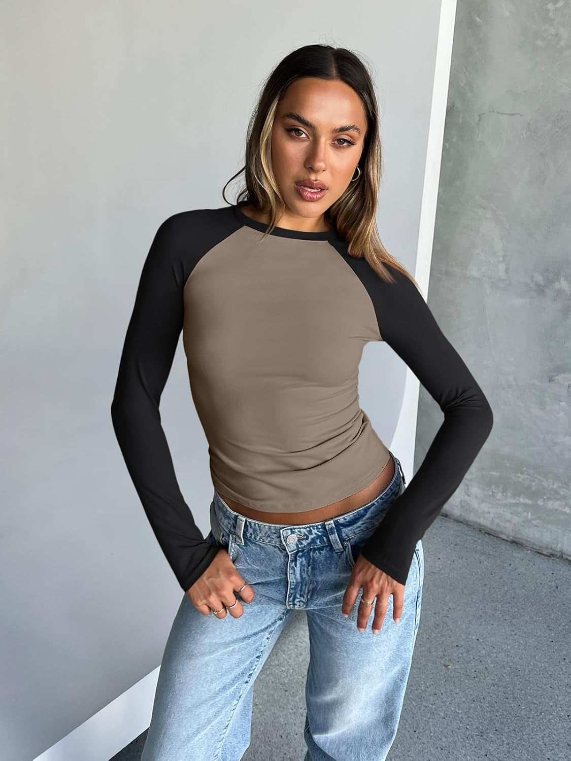 Women'S Long Sleeve Shirts Slim Fit
