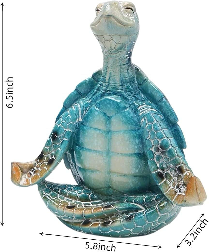 Sea Turtle Meditation Yoga Decor, Garden