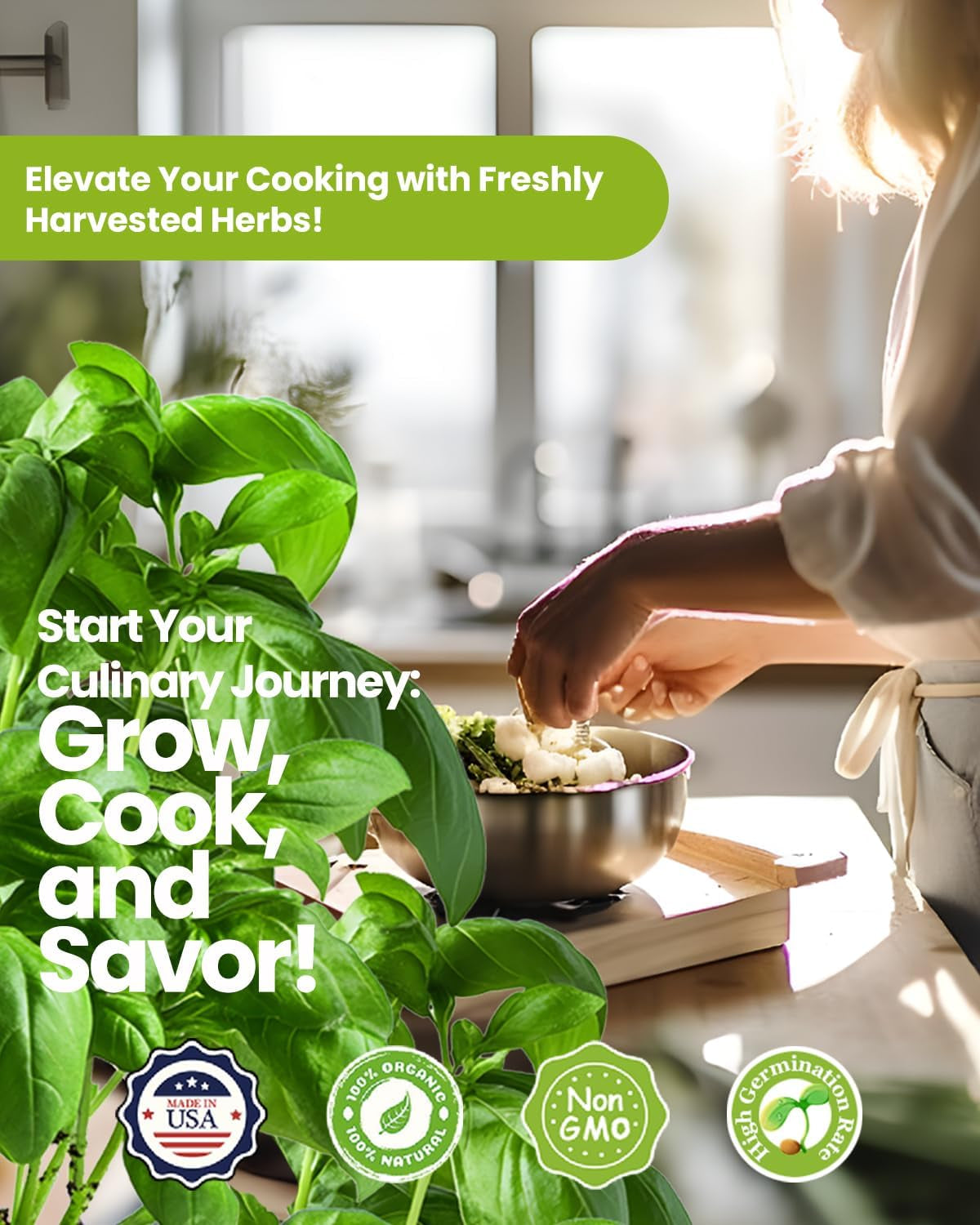 9 Herb Indoor Garden Starter Kit