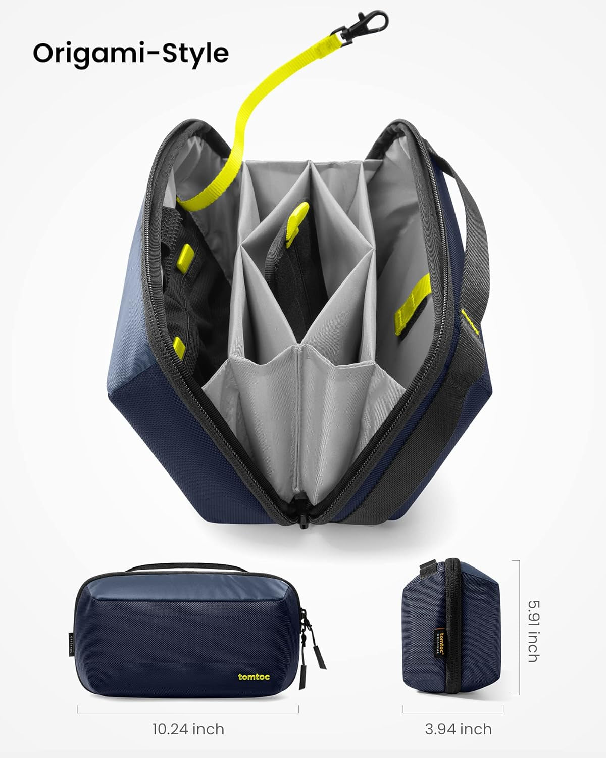 Electronic Accessory Tech Organizer Pouch