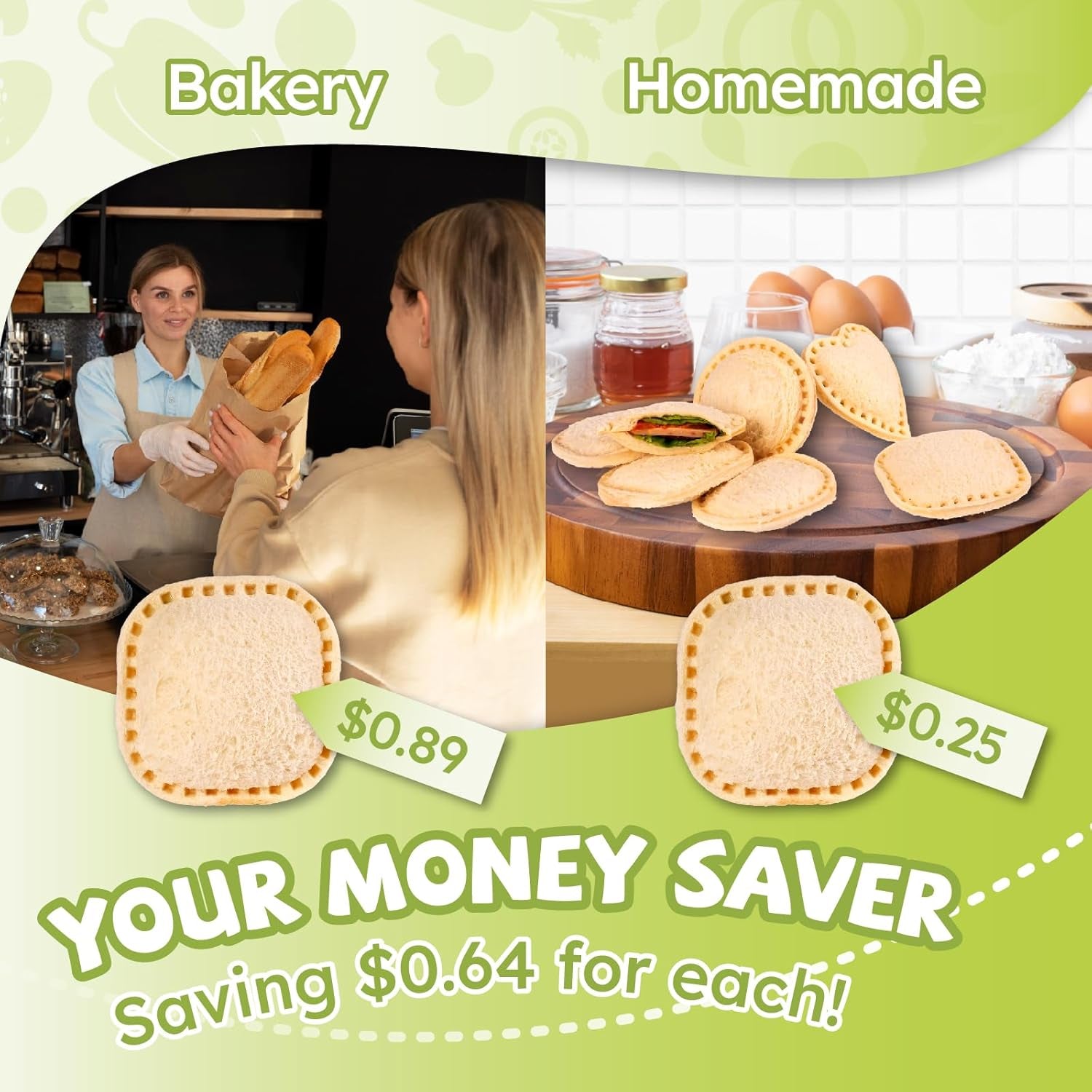Uncrustables Sandwich Sealer Cutter
