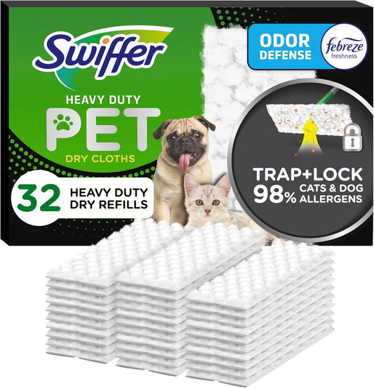 Sweeper Pet Dry Cloth Refills 32 Count
