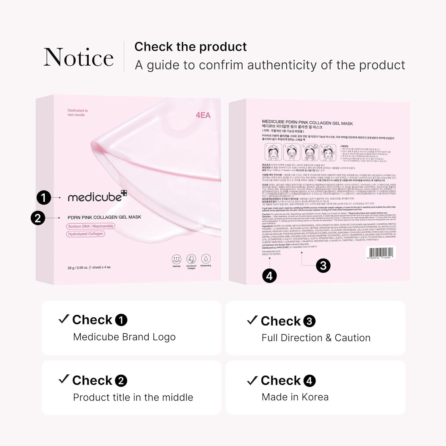 Salmon DNA PDRN Pink Collagen Gel Mask