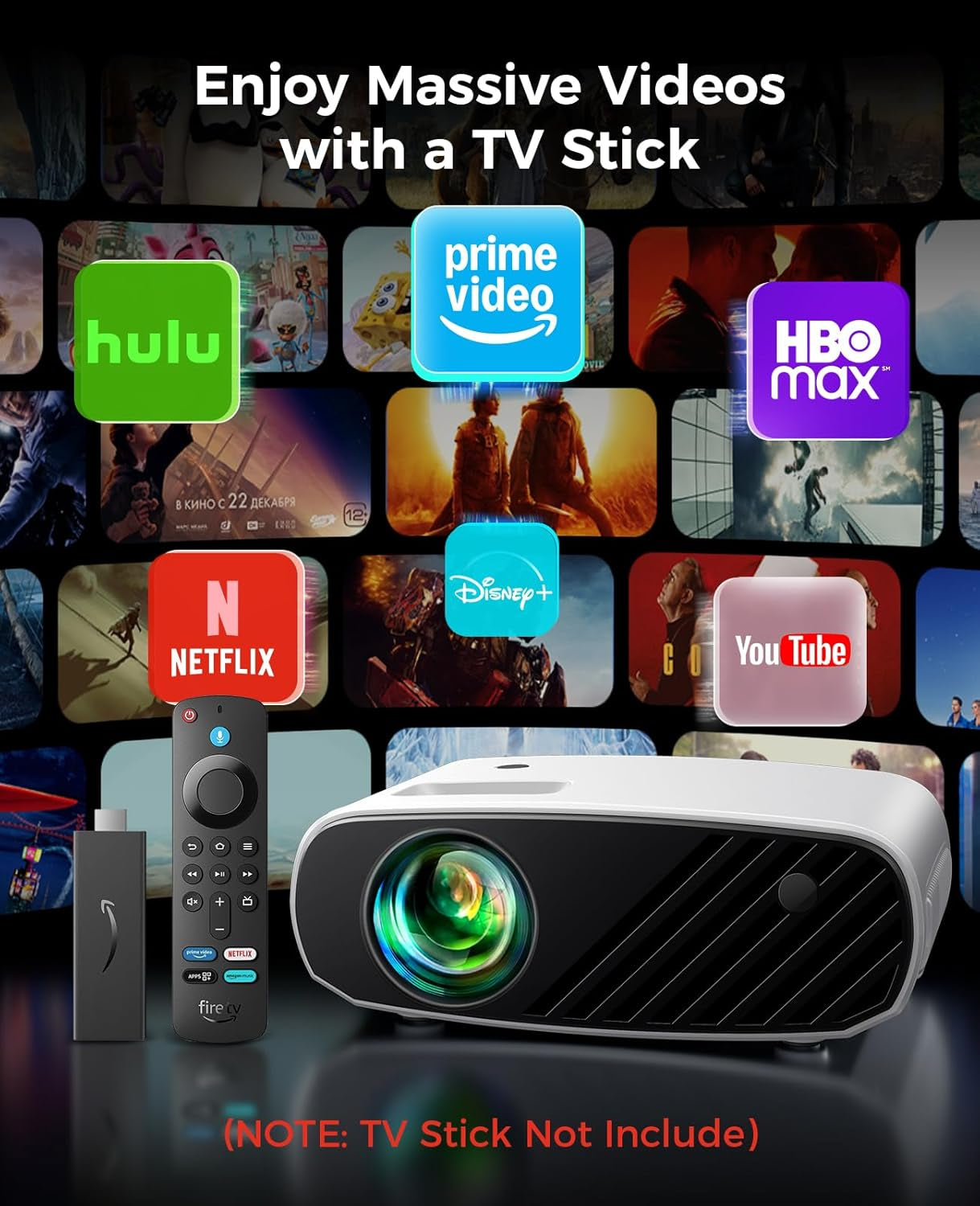 Mini 1080P HD Projector for iPhone 2025
